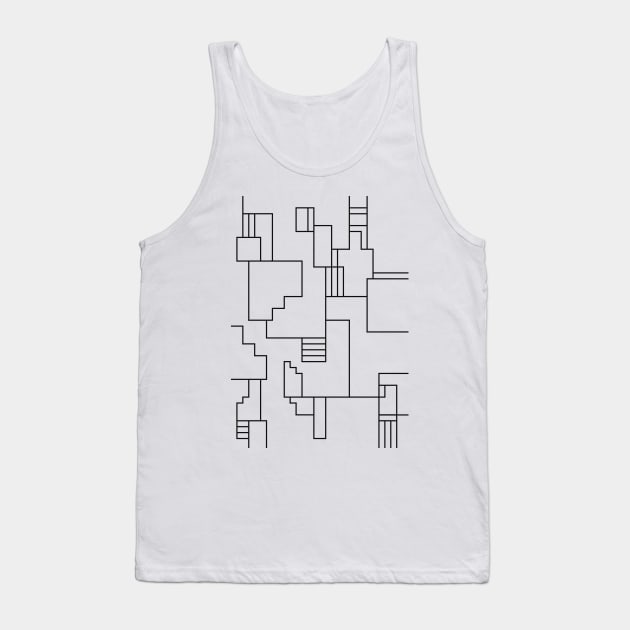 Abstract#69 Tank Top by process22